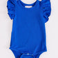 Royal Blue S/S Flutter Bodysuit