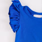 Royal Blue S/S Flutter Bodysuit