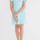Aqua T-Shirt Dress