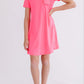 Neon Pink T-Shirt Dress