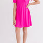 Hot Pink T-Shirt Dress
