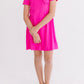 Hot Pink T-Shirt Dress