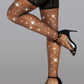 Thigh High Rhinestone Fishnet Stockings