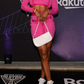 PRINTED BARBIE PINK THREE PIECE