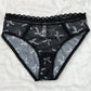 Black Coquette Bows Mesh Bikini
