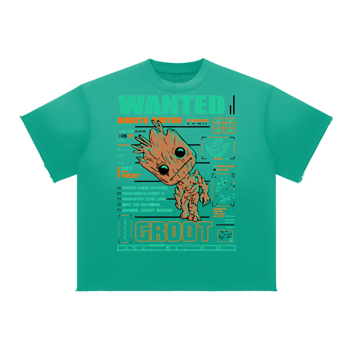 Sun Fade Raw Edge T-Shirt