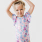 Love Blooms S/S Flutter Sleeve Leotard