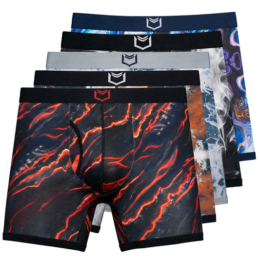 4.0 Bamboo Elements Men's Pouch Boxer Brief 5" (5 Pack)