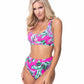 RIBBED ELASTIC BAND BIKINI SET