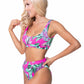 RIBBED ELASTIC BAND BIKINI SET