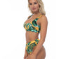 RIBBED ELASTIC BAND BIKINI SET