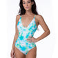 TIE DYE ONE PIECE SWIMSUIT