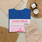 Anti-Social Guest Check T-Shirt