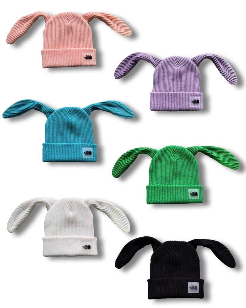 Satin Lined Bunny Beanie