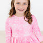 Shine Bright 3/4 Sleeve Pocket Twirl Dress
