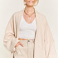 “Wine Down Wednesday” Oversized Knit Cardigan