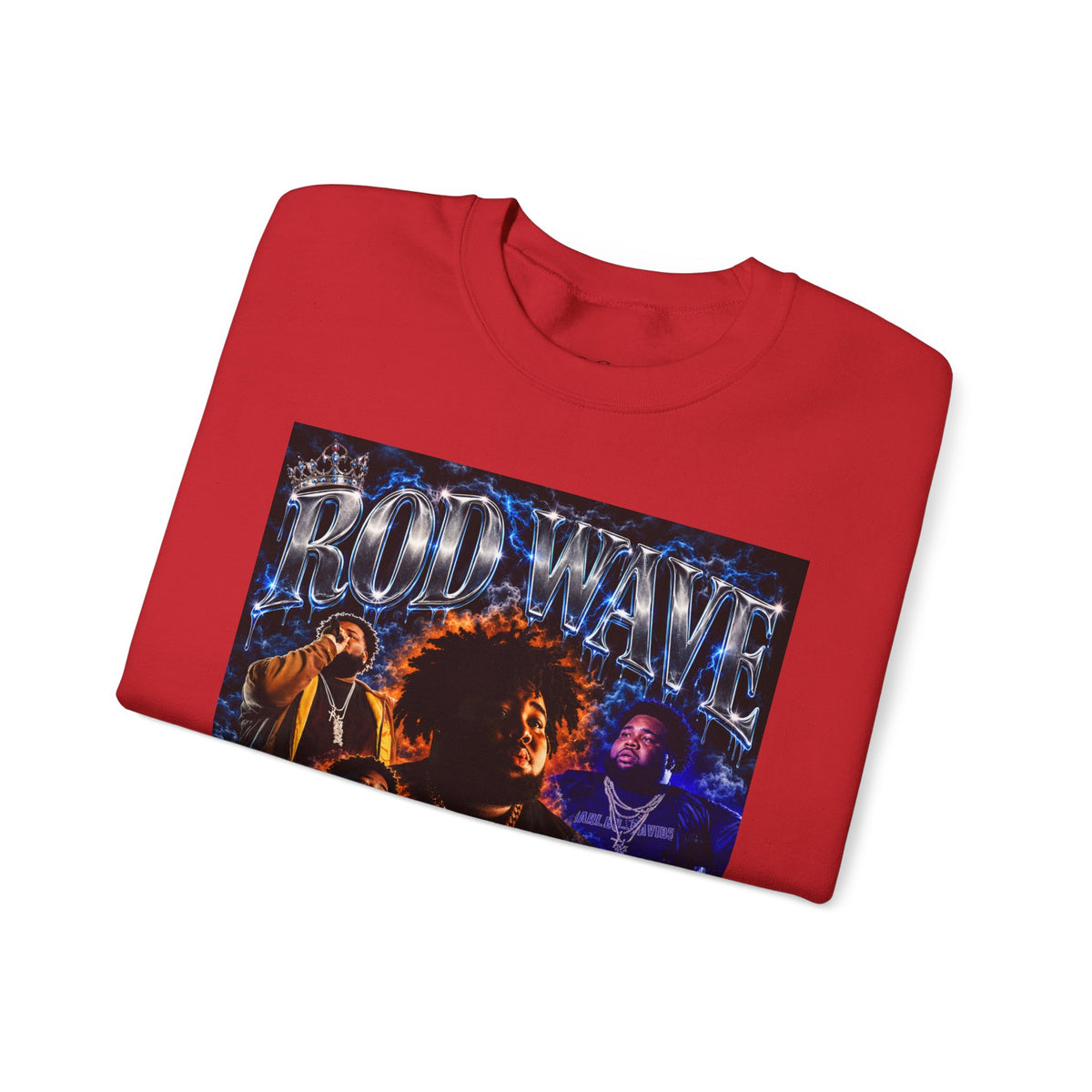 “Rod Wave” Blue Crewneck Sweatshirt