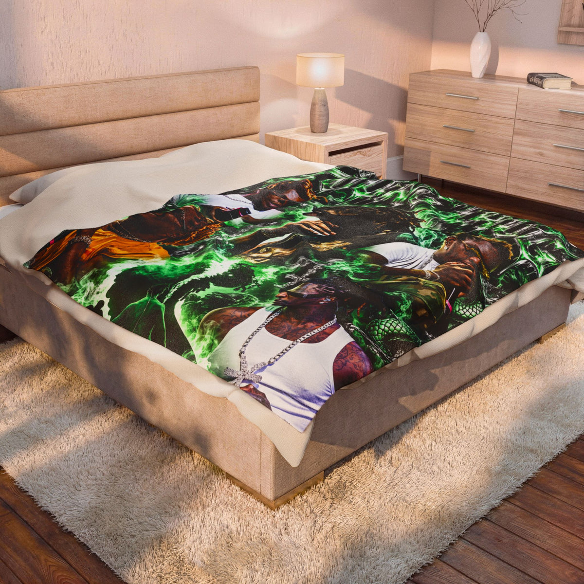 “Young Thug” Velveteen Plush Blanket