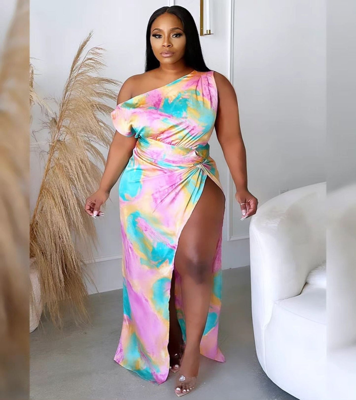 Aura Off Shoulder Maxi Dress