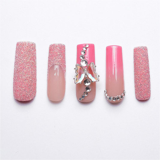 Handmade Nail Wear Nail Art Reusable Press on Nails