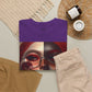 Graphic Tee — Dual-Faced Gothic Rose Portrait