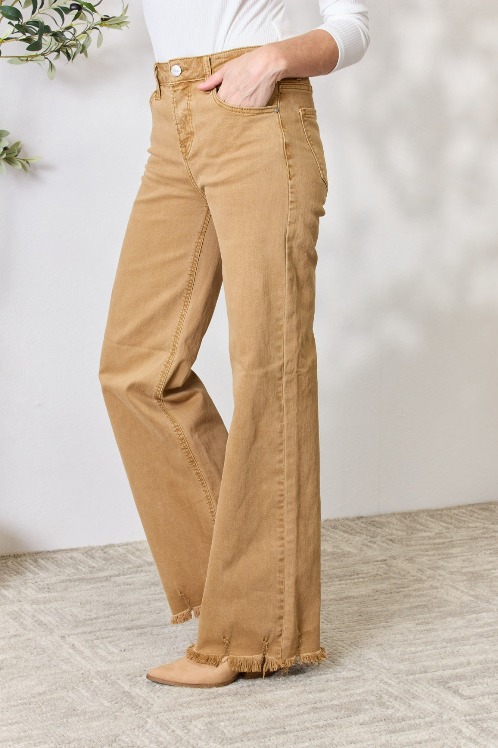 “Keep it Classy, Keep it Cute”Wide Leg Jeans