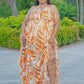 “Show Me Around” Cognac Maxi Dress