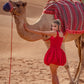 Red in the Desert Dress