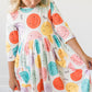 Happy Days 3/4 Pocket Twirl Dress
