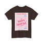 Pretty Curvy Girl Tee — Pink Guest Check Graphic Shirt