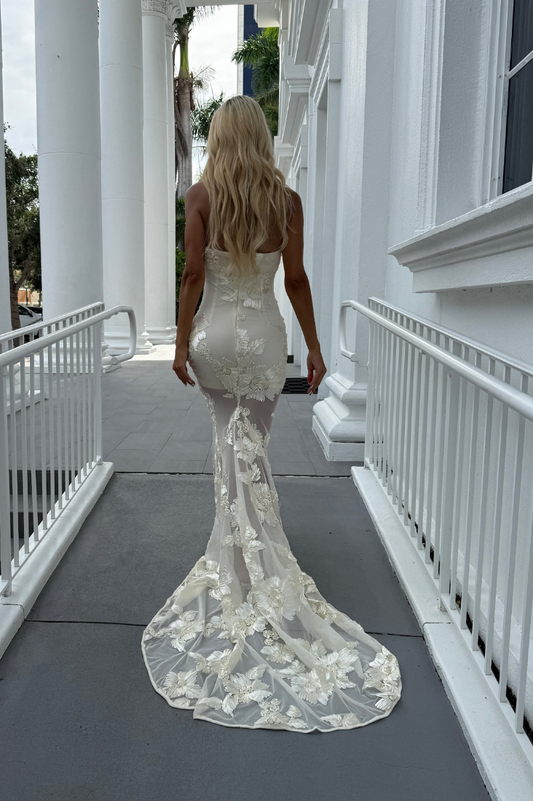 Aliyah Floral Lace Dress