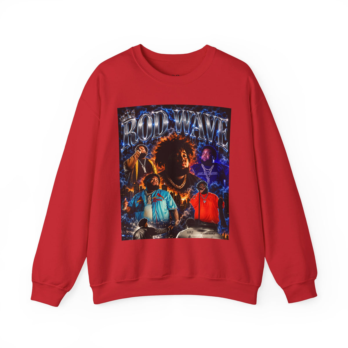 “Rod Wave” Blue Crewneck Sweatshirt