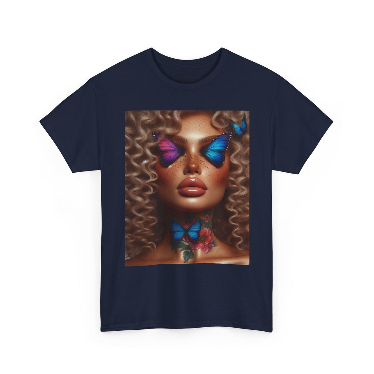 Butterfly Glam Portrait T-Shirt