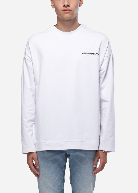 Konus Men's Long Sleeve Tee in White