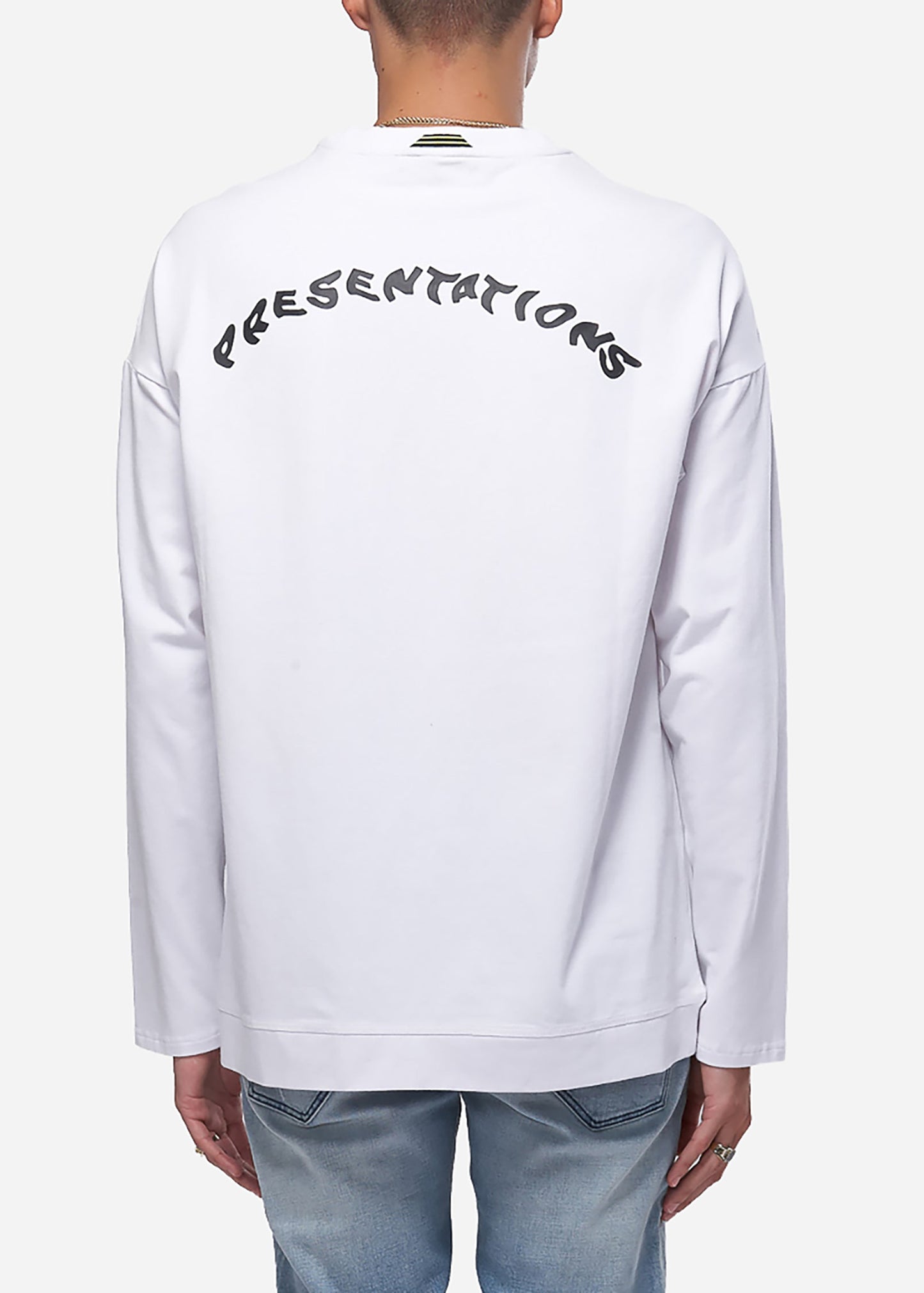 Konus Men's Long Sleeve Tee in White