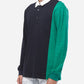 Konus Men's Rugby Tee With Color Blocking in Navy