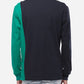 Konus Men's Rugby Tee With Color Blocking in Navy