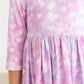 Love Story 3/4 Sleeve Pocket Twirl Dress