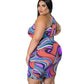 “Club Nights” Single Shoulder Hollow Out Mini Dress