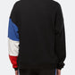 Konus Men's Color Blocked Sweatshirt in Black