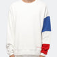 Konus Men's Color Blocked Sweatshirt in White