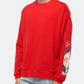 Konus Men's Oversize Sweatshirt in Red