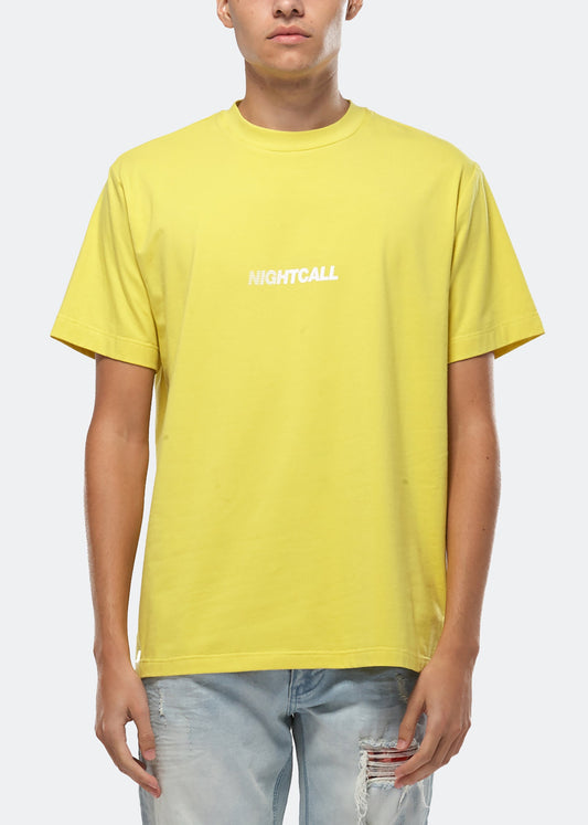 Konus Men's Graphic Tee in Yellow