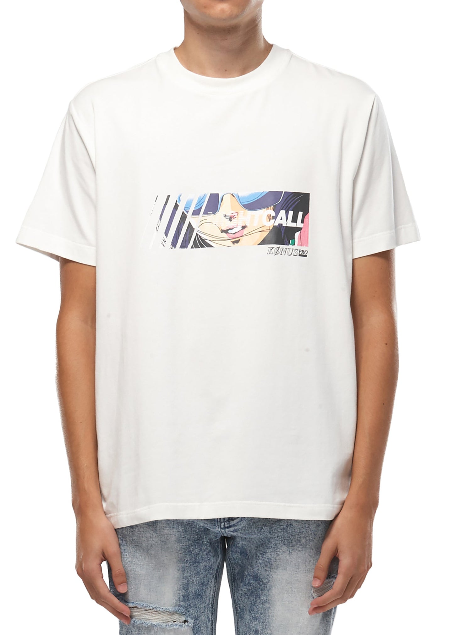 Anime Graphic Tee (White)