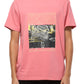 Konus Men's SS Nightcall Graphic Tee in Pink