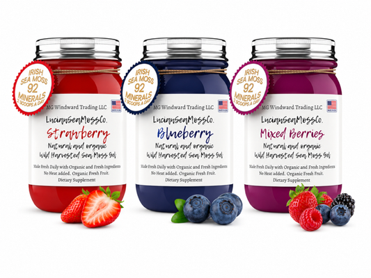 Organic Berry Lovers Sea Moss Gel Bundle
