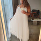 Elegant White Pleated Dress