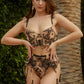 Black&Nude Ribbon Sculpting Body Lingerie Set