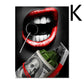 Red Lips Canvas Painting