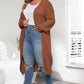 Open Front Long Sleeve Cardigan